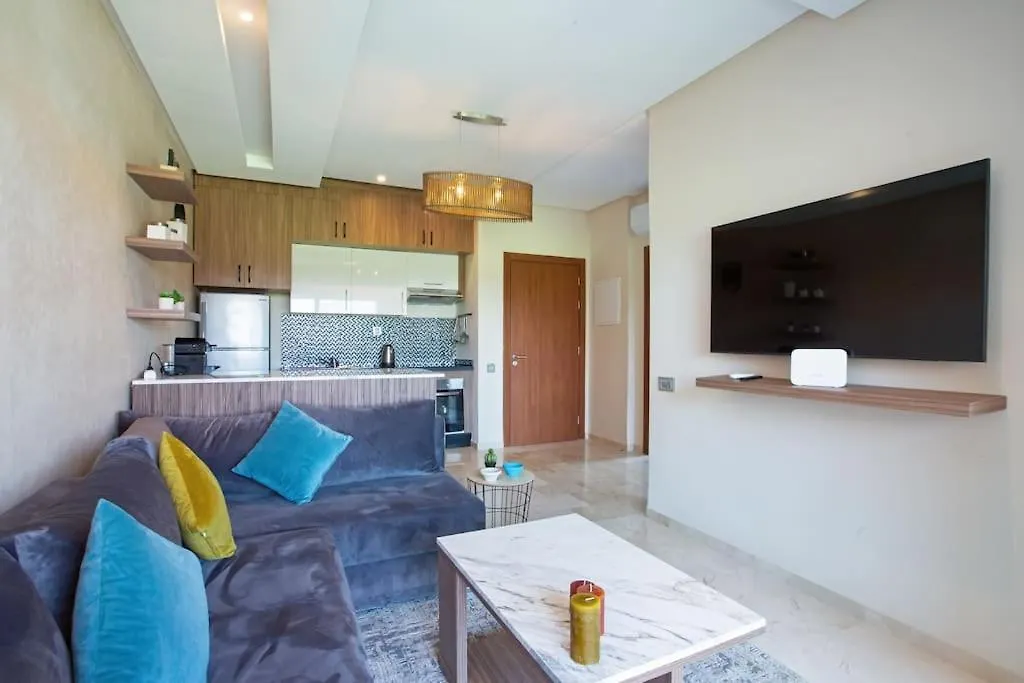 Cozy&Elegant-Prestigia-Pool-10Min From Gueliz Apartment Marrakesh 0*,